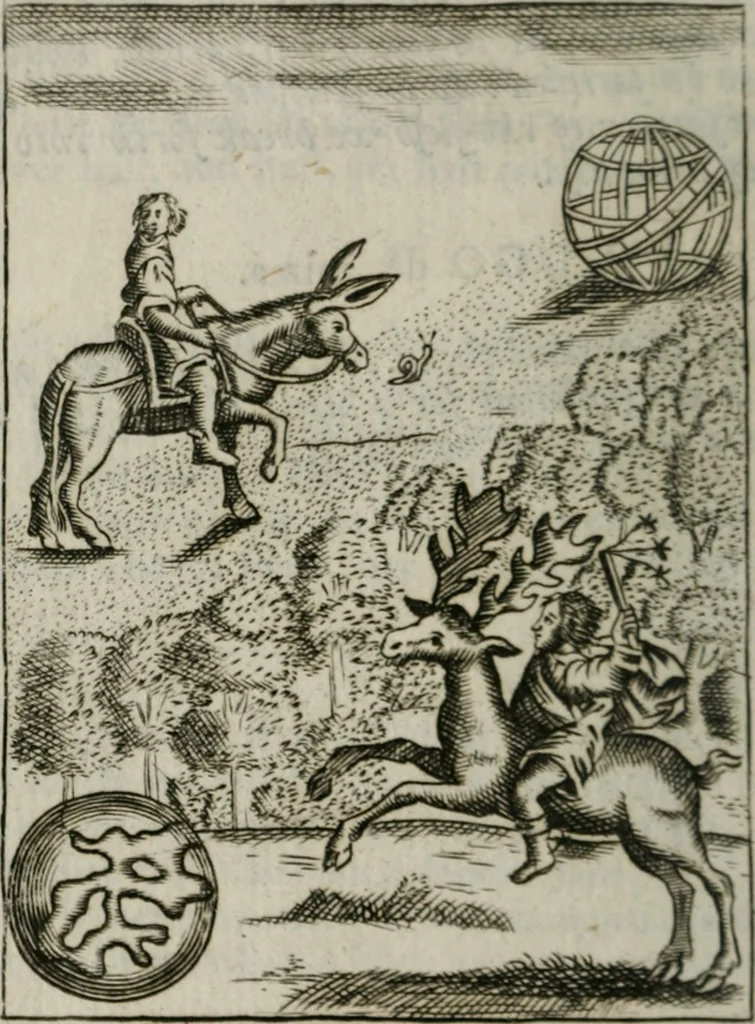 An illustration from Emblems, divine and moral, together with hieroglyphicks of the life of man, 1736, leaf 65