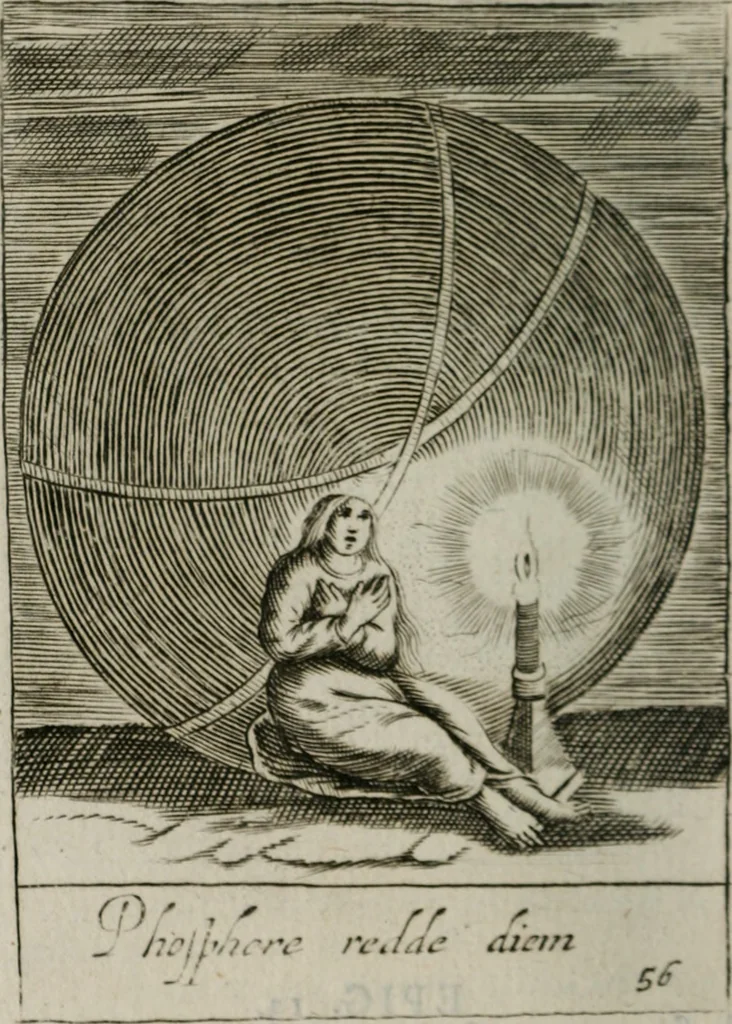 An illustration from Emblems, divine and moral, together with hieroglyphicks of the life of man, 1736, leaf 69