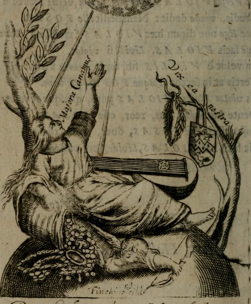 An illustration from Emblems, 1696, leaf 11