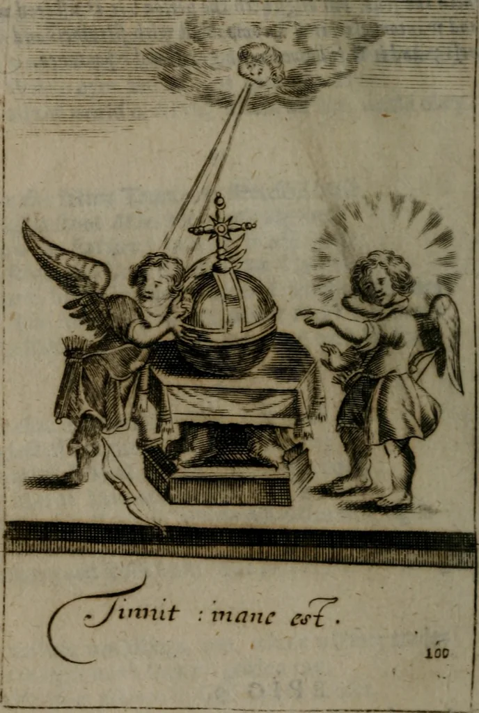 An illustration from Emblems, 1696, leaf 111