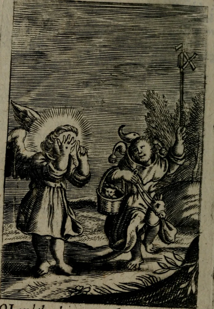 An illustration from Emblems, 1696, leaf 143
