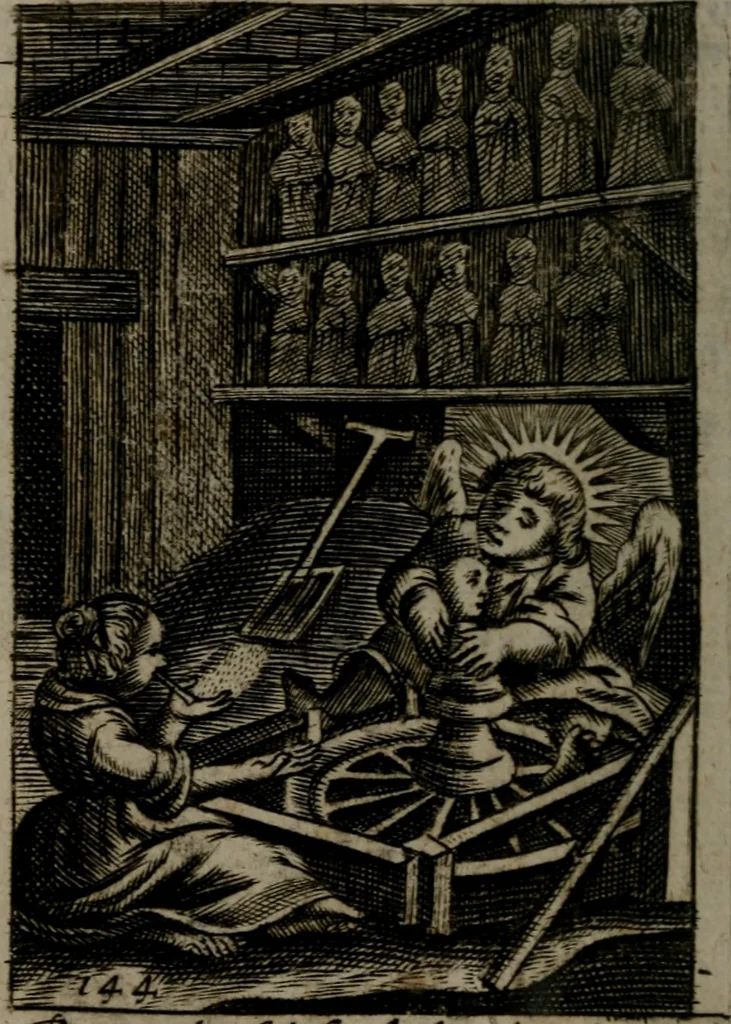 An illustration from Emblems, 1696, leaf 155