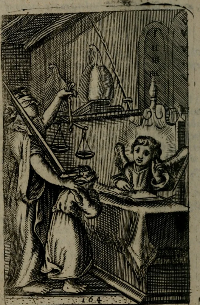An illustration from Emblems, 1696, leaf 175