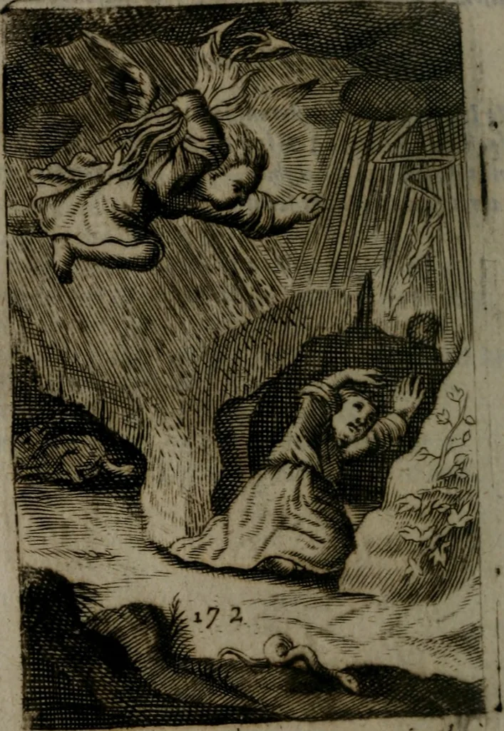 An illustration from Emblems, 1696, leaf 183