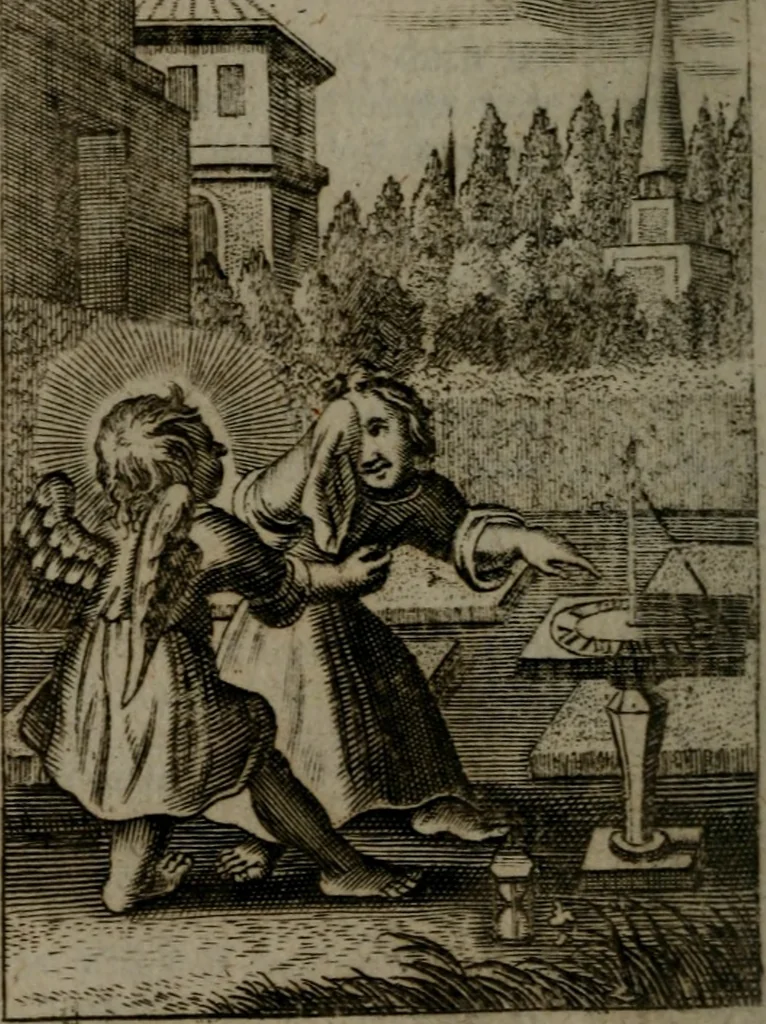 An illustration from Emblems, 1696, leaf 187