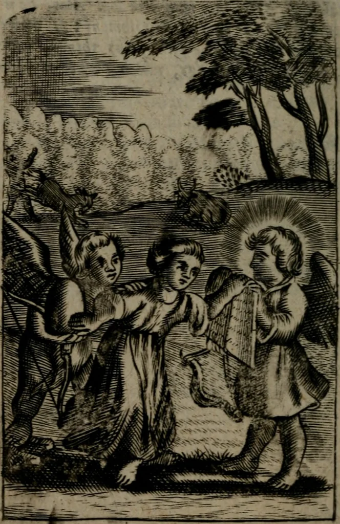 An illustration from Emblems, 1696, leaf 199