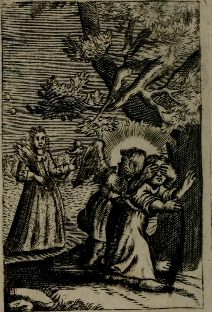 An illustration from Emblems, 1696, leaf 215