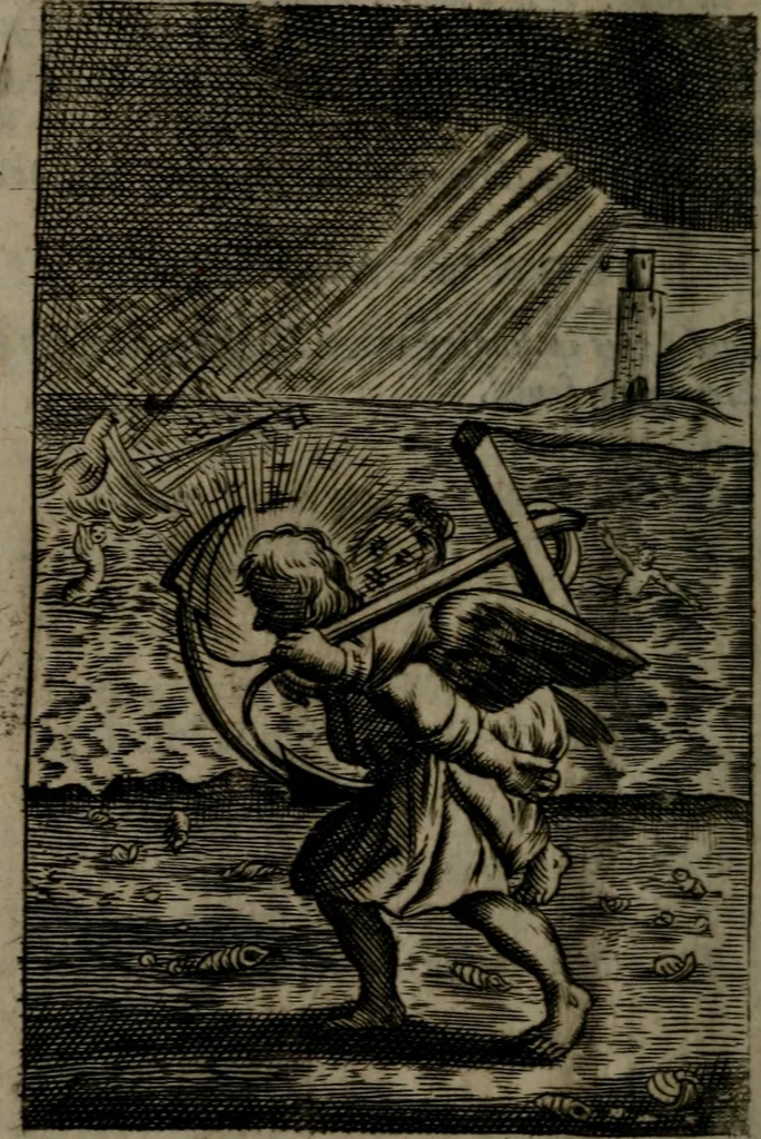 An illustration from Emblems, 1696, leaf 247