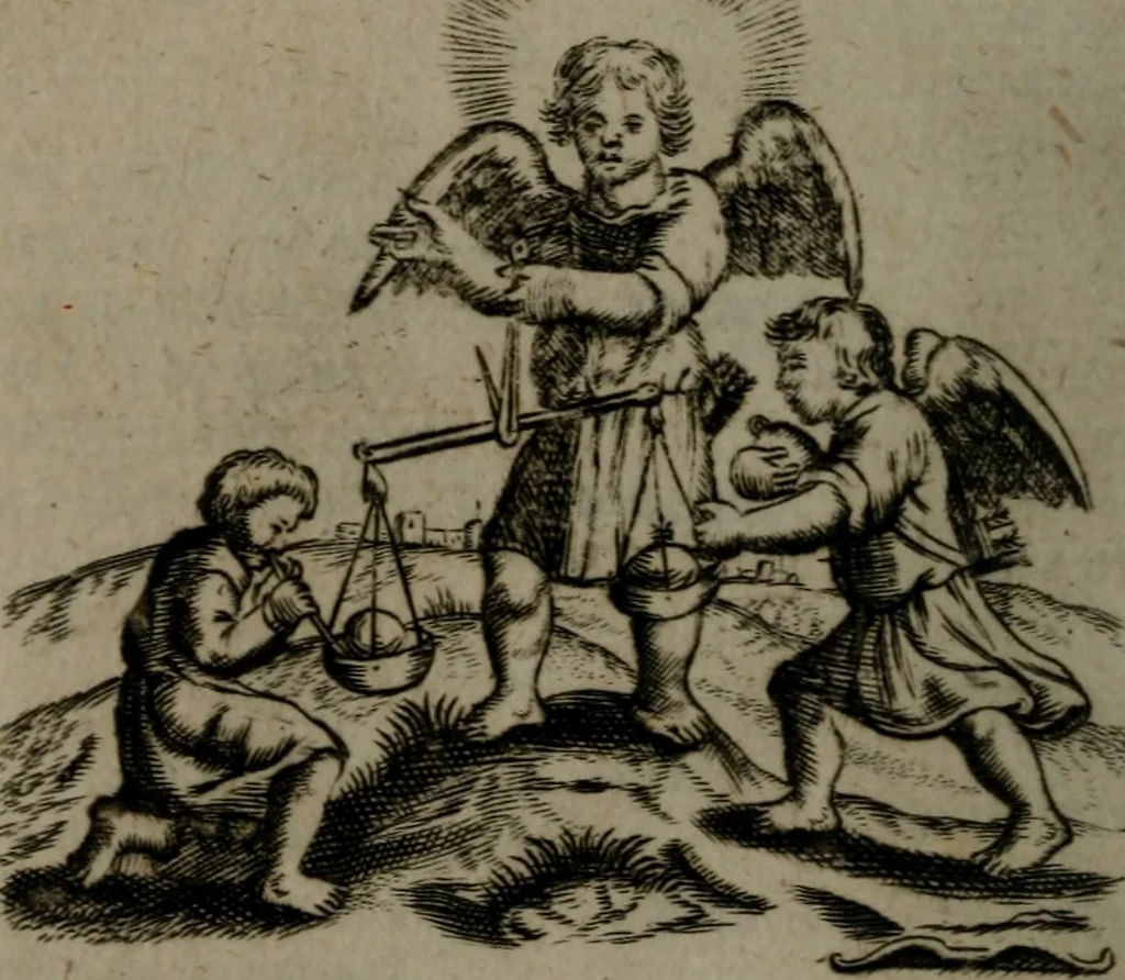 An illustration from Emblems, 1696, leaf 27