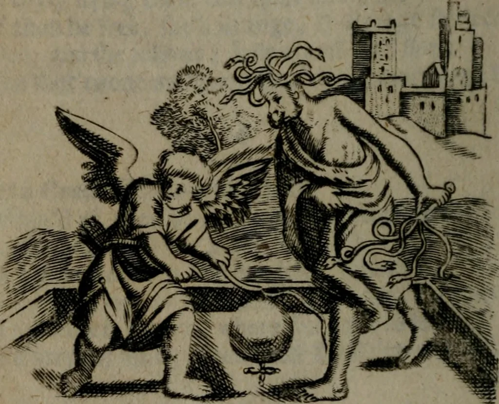 An illustration from Emblems, 1696, leaf 31