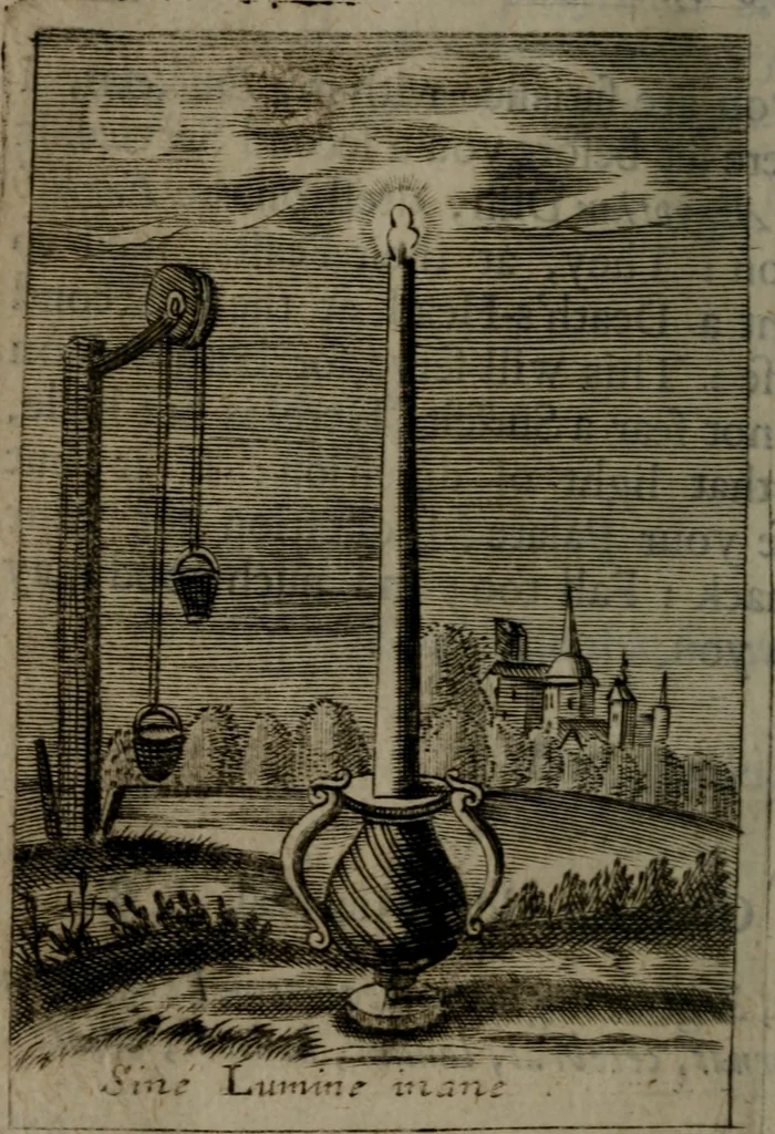 An illustration from Emblems, 1696, leaf 327