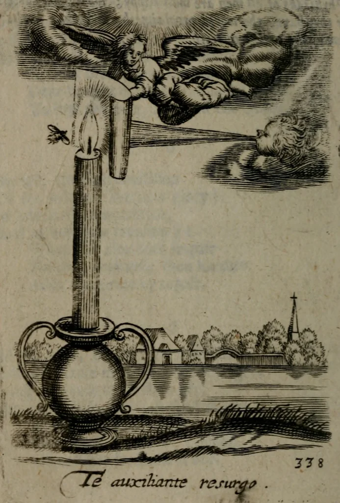 An illustration from Emblems, 1696, leaf 343