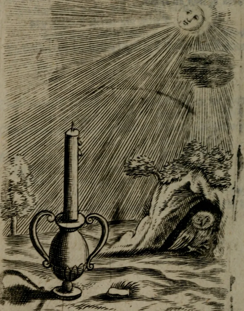 An illustration from Emblems, 1696, leaf 351
