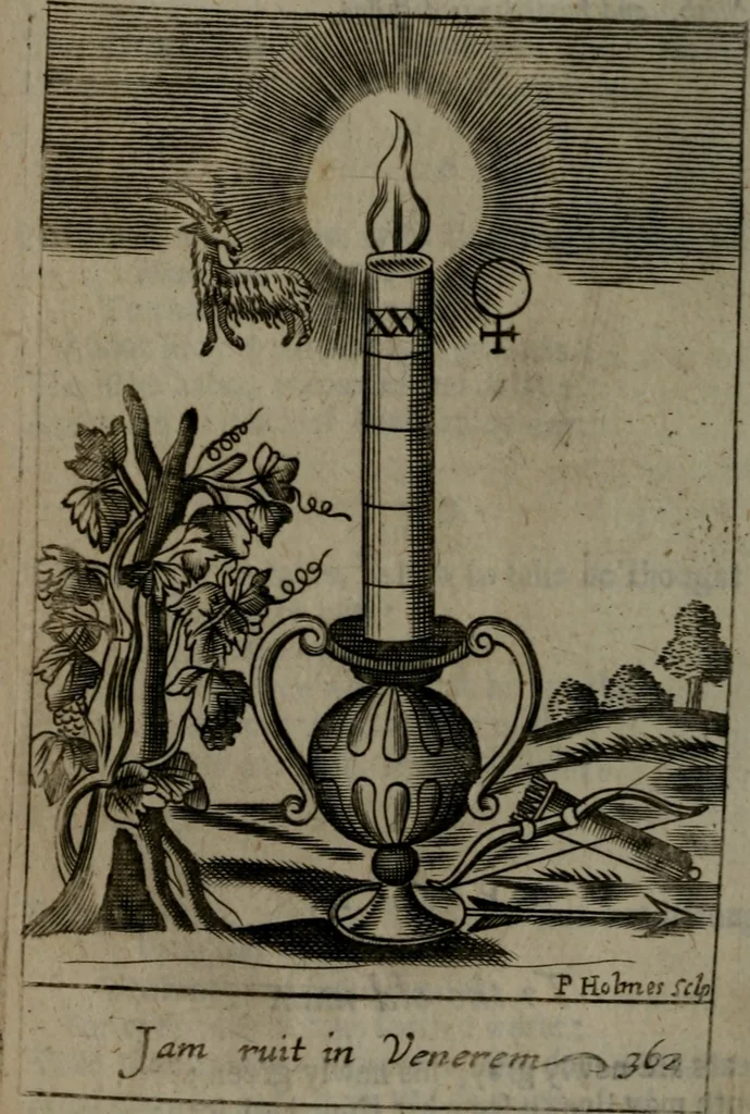 An illustration from Emblems, 1696, leaf 367