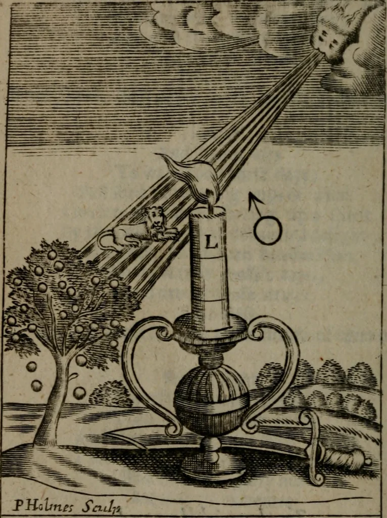 An illustration from Emblems, 1696, leaf 375