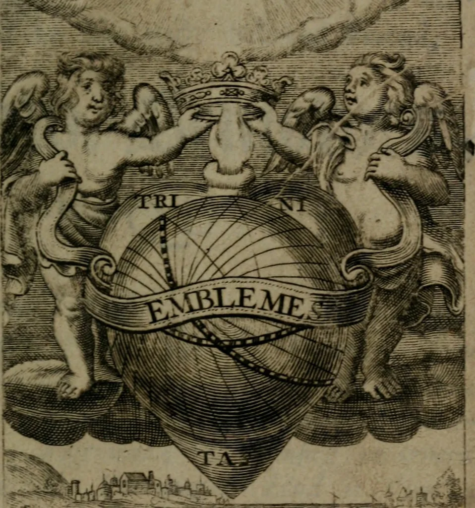An illustration from Emblems, 1696, leaf 6