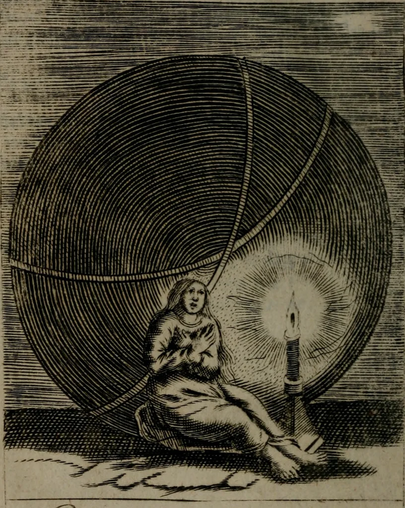 An illustration from Emblems, 1696, leaf 67