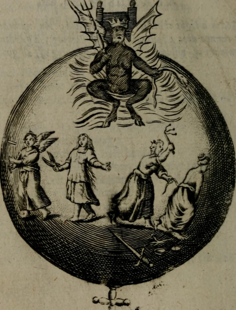 An illustration from Emblems, 1696, leaf 71