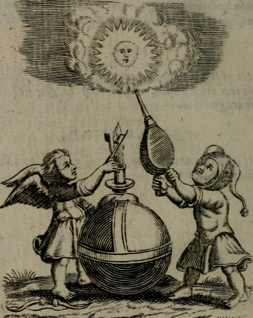 An illustration from Emblems, 1696, leaf 75