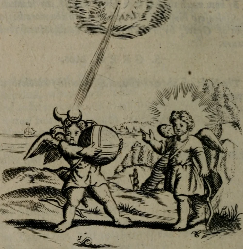 An illustration from Emblems, 1696, leaf 79