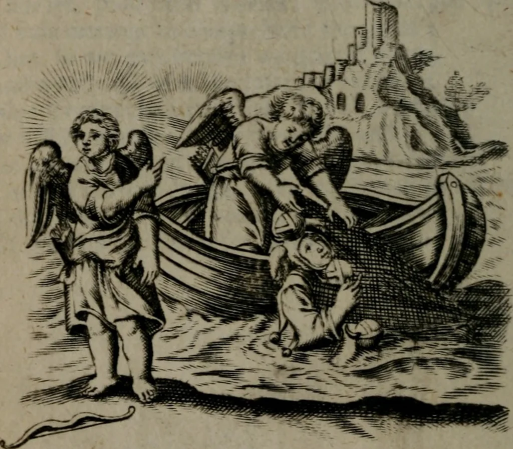 An illustration from Emblems, 1696, leaf 83