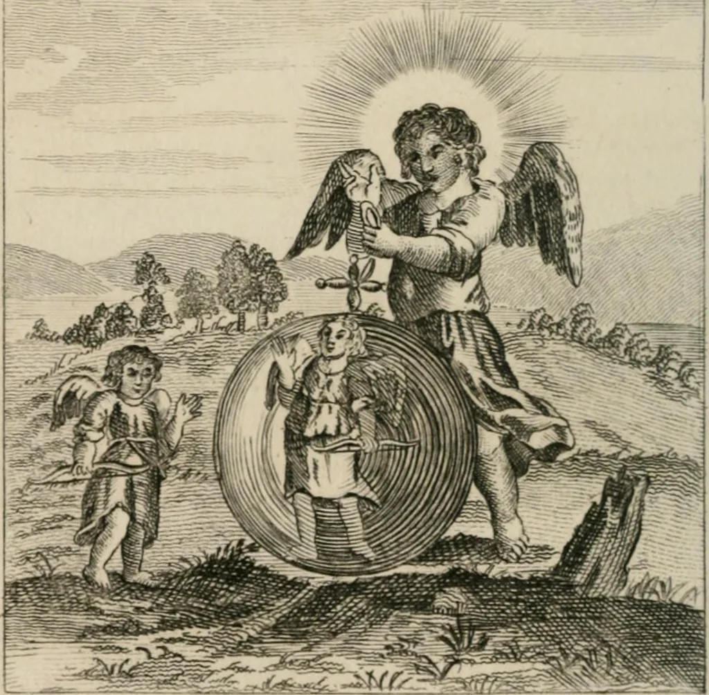An illustration from Emblems, divine and moral, 1839, leaf 120
