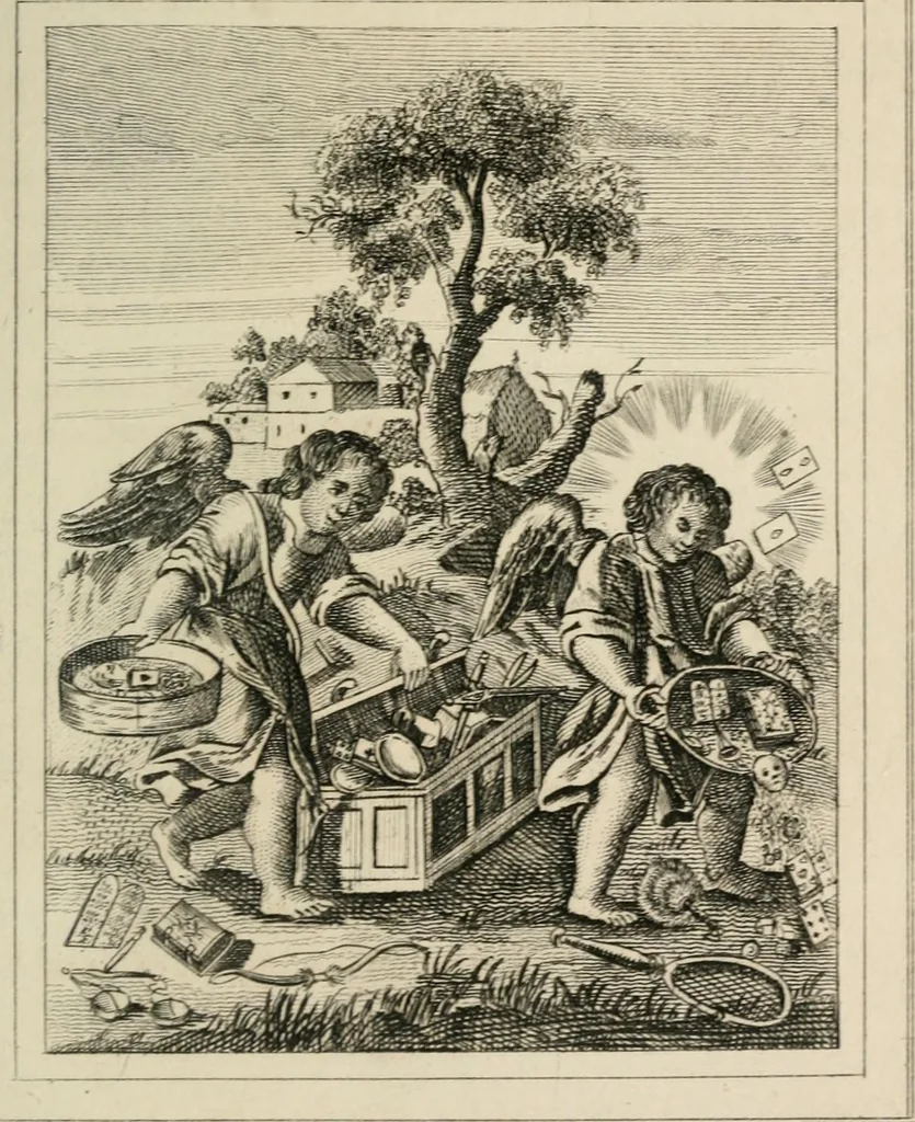 An illustration from Emblems, divine and moral, 1839, leaf 125