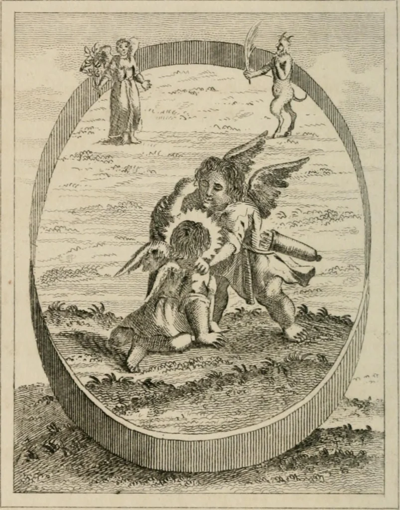 An illustration from Emblems, divine and moral, 1839, leaf 160