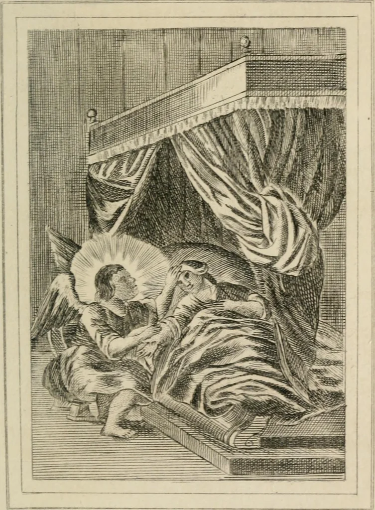 An illustration from Emblems, divine and moral, 1839, leaf 185