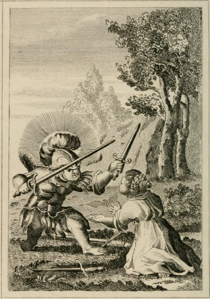 An illustration from Emblems, divine and moral, 1839, leaf 200