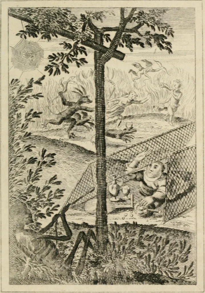 An illustration from Emblems, divine and moral, 1839, leaf 215