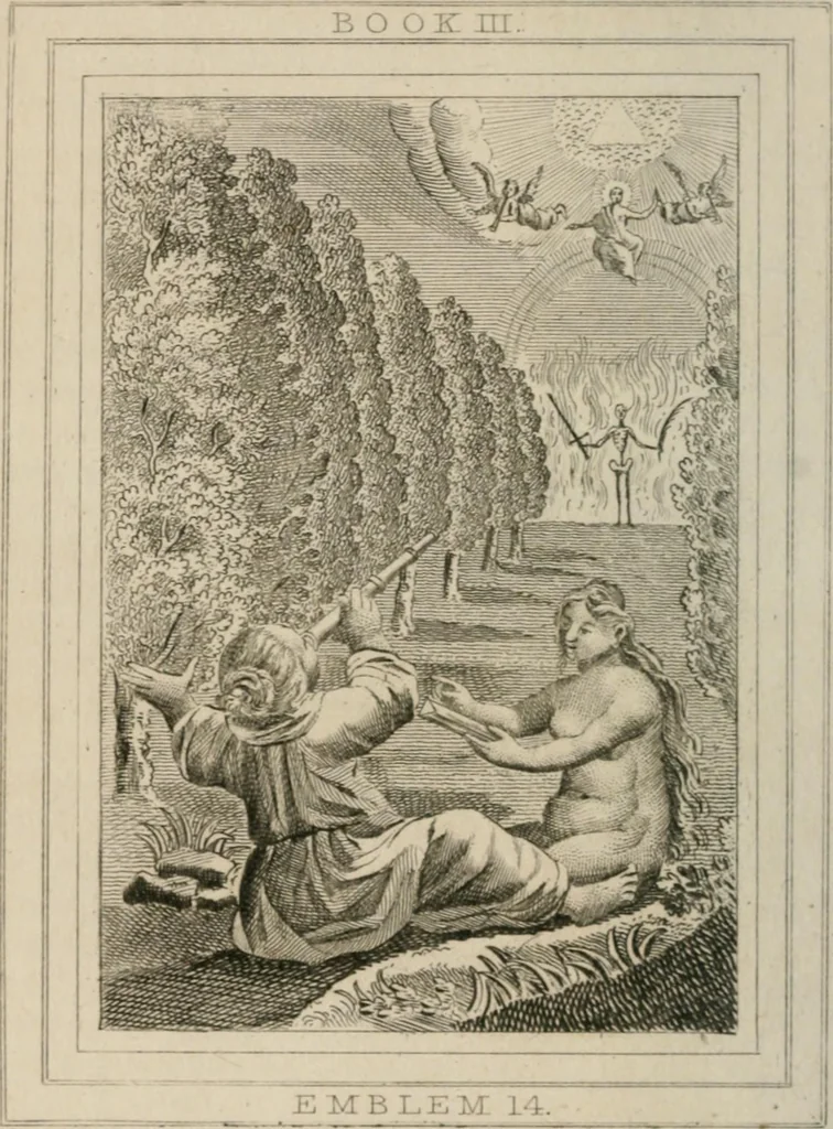 An illustration from Emblems, divine and moral, 1839, leaf 240