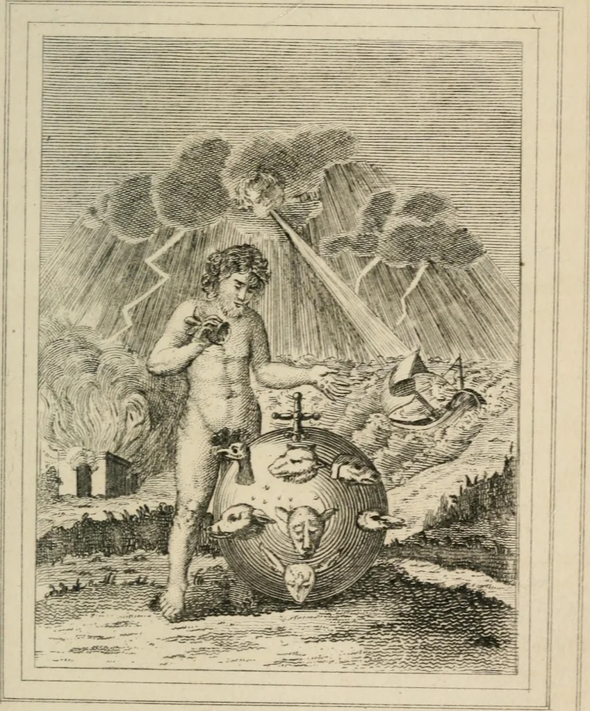 An illustration from Emblems, divine and moral, 1839, leaf 25