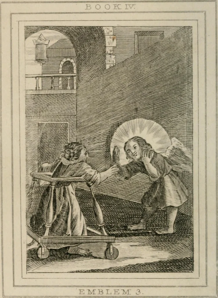 An illustration from Emblems, divine and moral, 1839, leaf 260