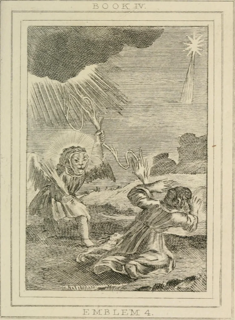 An illustration from Emblems, divine and moral, 1839, leaf 265