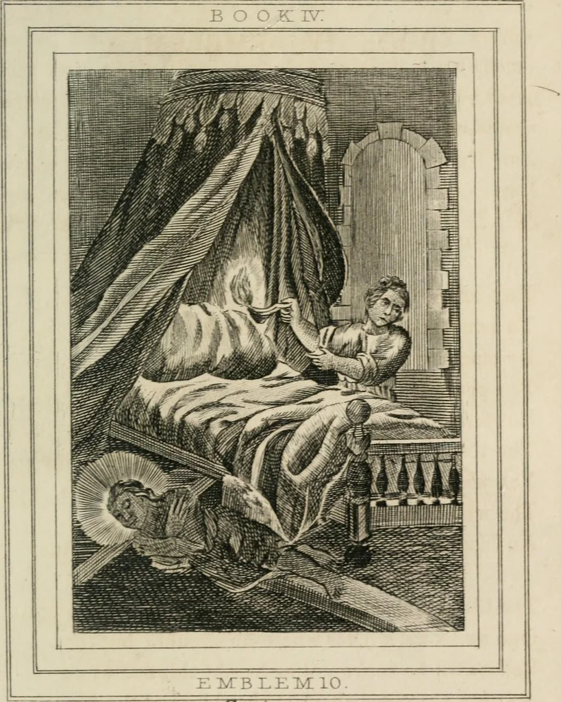 An illustration from Emblems, divine and moral, 1839, leaf 295