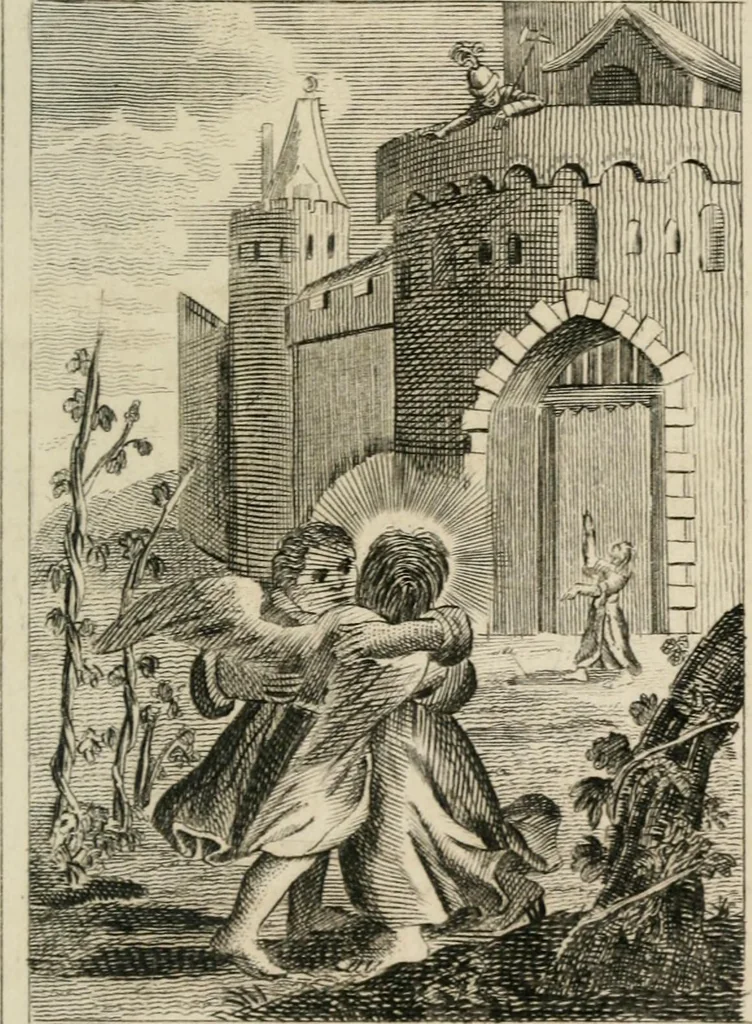 An illustration from Emblems, divine and moral, 1839, leaf 305