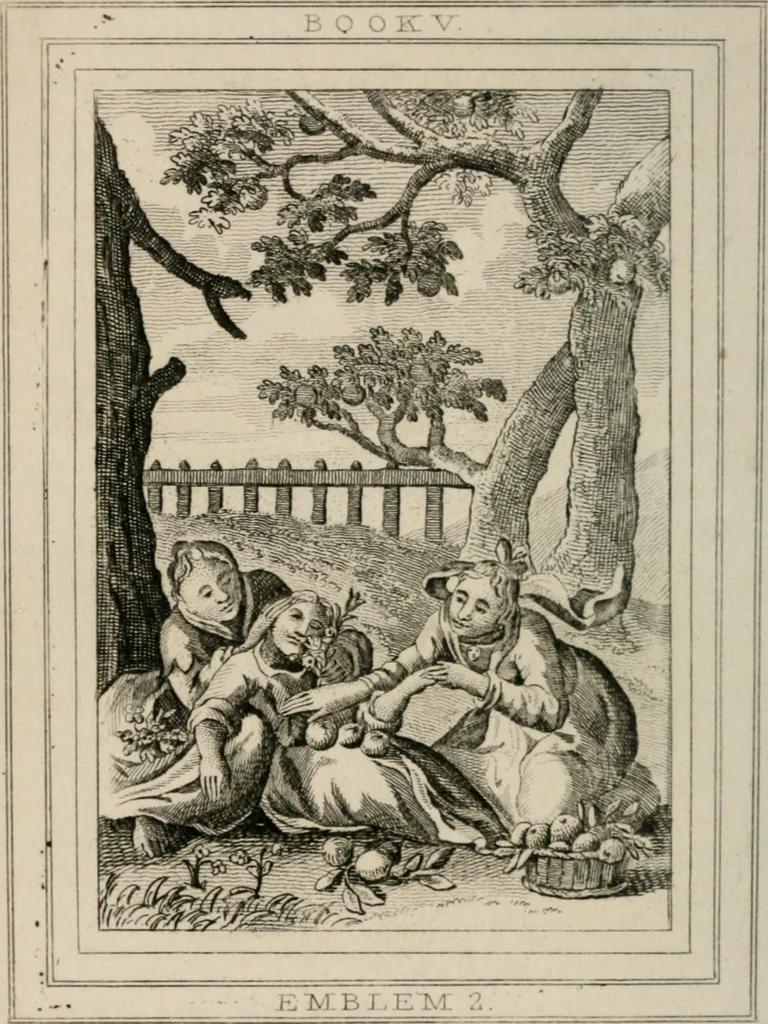 An illustration from Emblems, divine and moral, 1839, leaf 330
