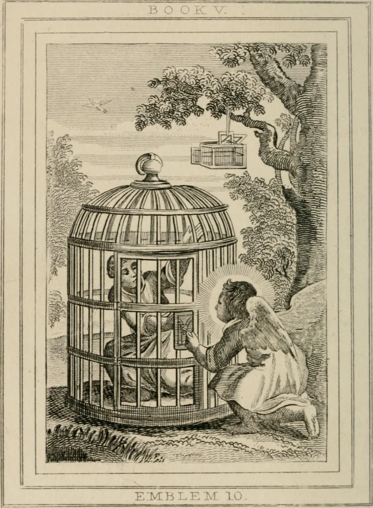 An illustration from Emblems, divine and moral, 1839, leaf 370