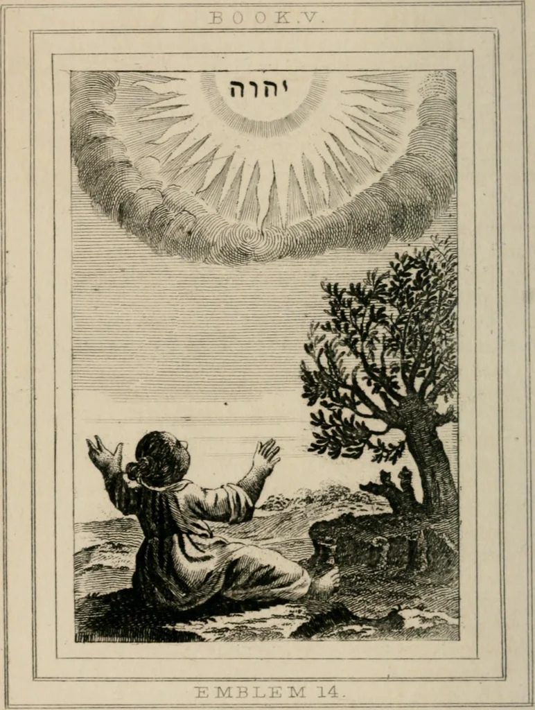 An illustration from Emblems, divine and moral, 1839, leaf 388