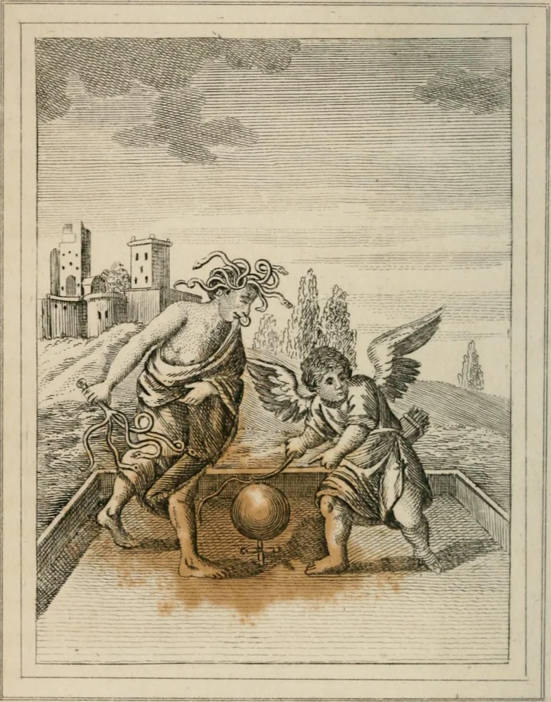 An illustration from Emblems, divine and moral, 1839, leaf 40
