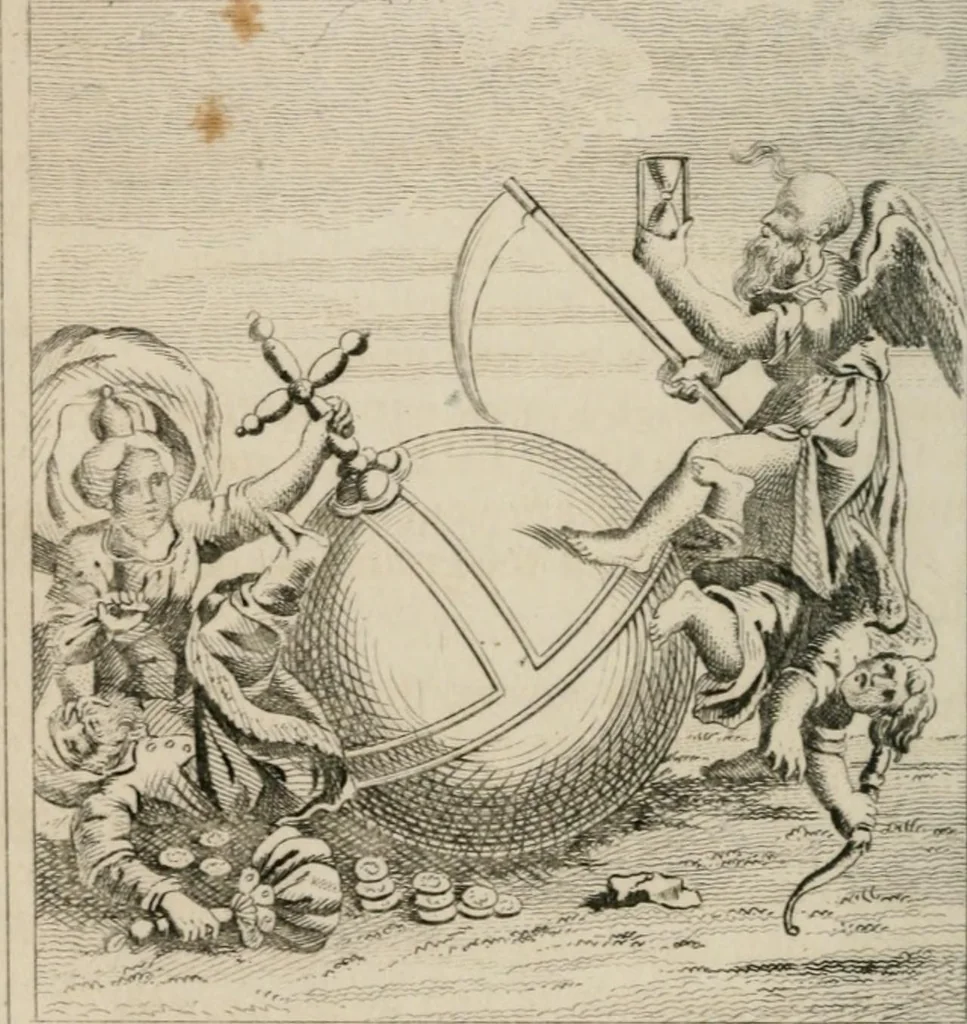 An illustration from Emblems, divine and moral, 1839, leaf 60