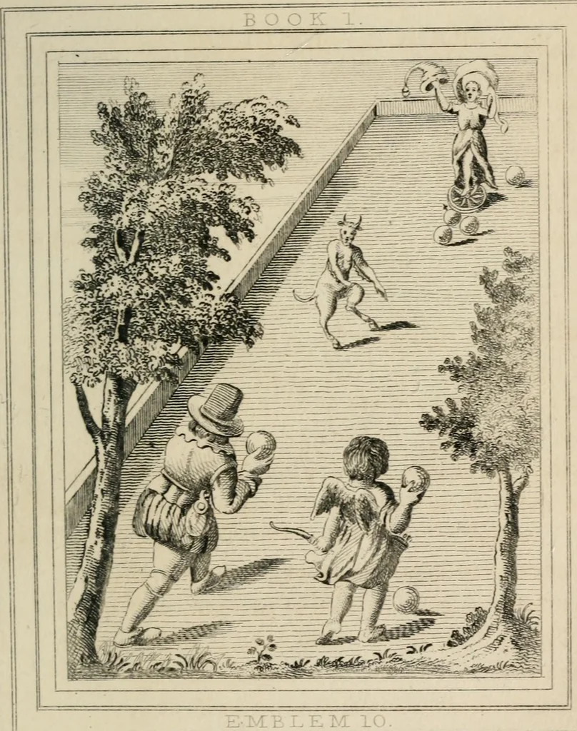 An illustration from Emblems, divine and moral, 1839, leaf 65
