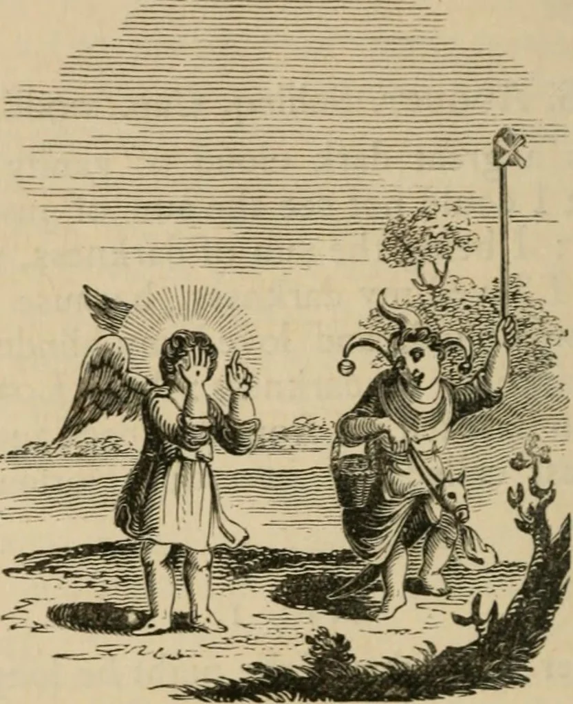 An illustration from Emblems, divine and moral : The school of the heart; and Hieroglyphics of the life of man, 1866, leaf 126