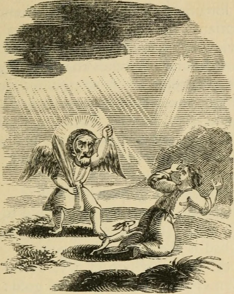 An illustration from Emblems, divine and moral : The school of the heart; and Hieroglyphics of the life of man, 1866, leaf 177