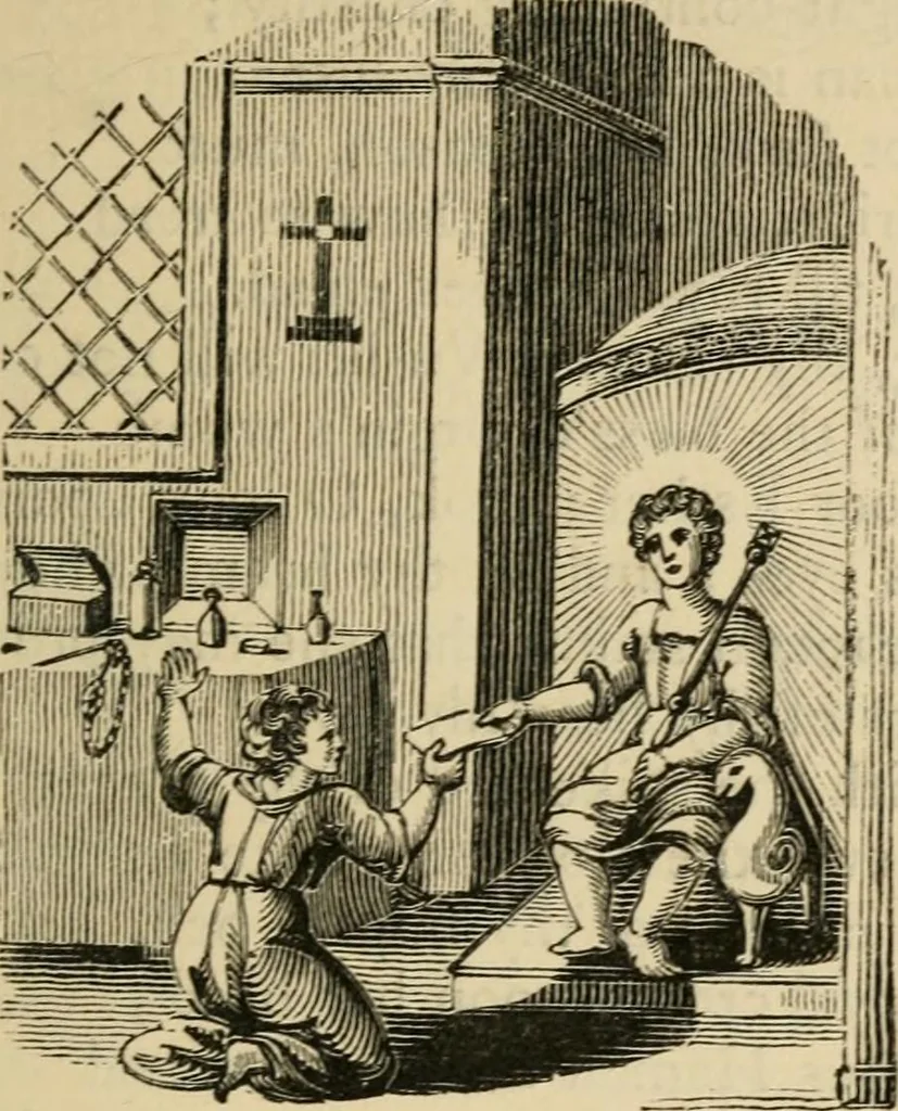 An illustration from Emblems, divine and moral : The school of the heart; and Hieroglyphics of the life of man, 1866, leaf 183