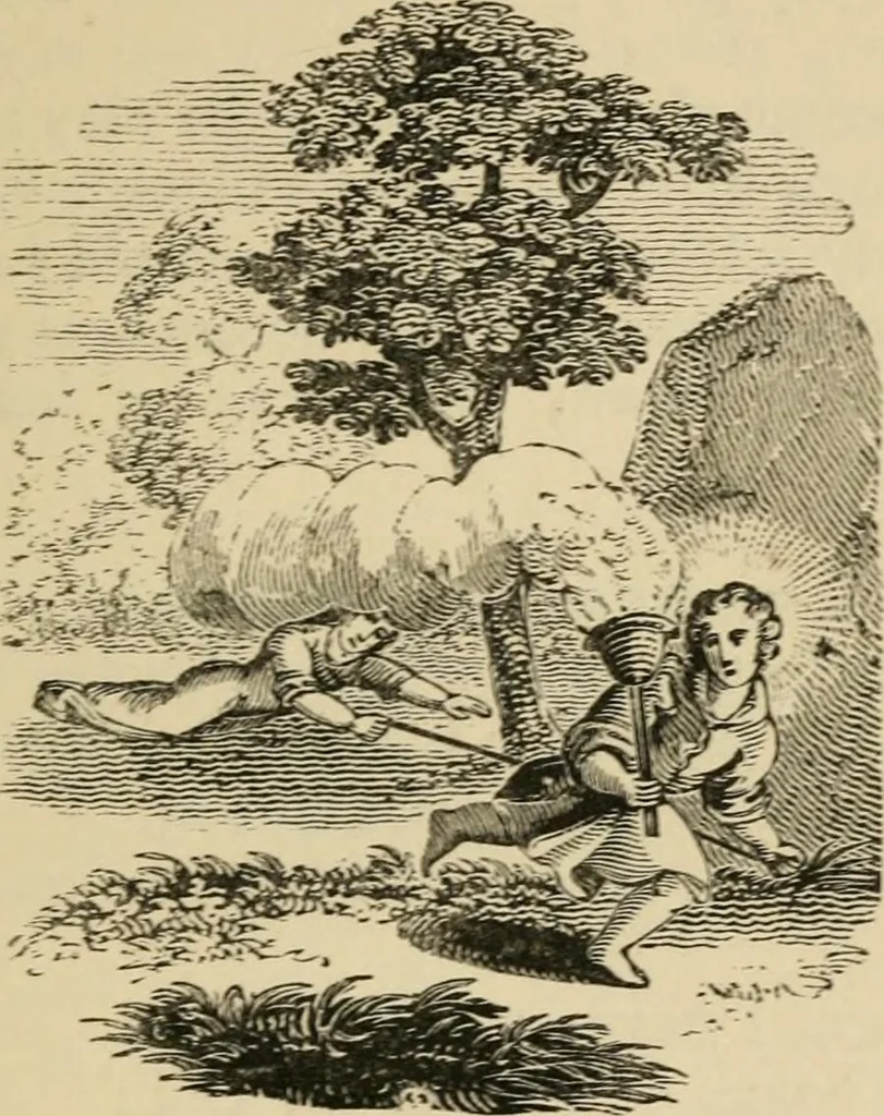 An illustration from Emblems, divine and moral : The school of the heart; and Hieroglyphics of the life of man, 1866, leaf 189