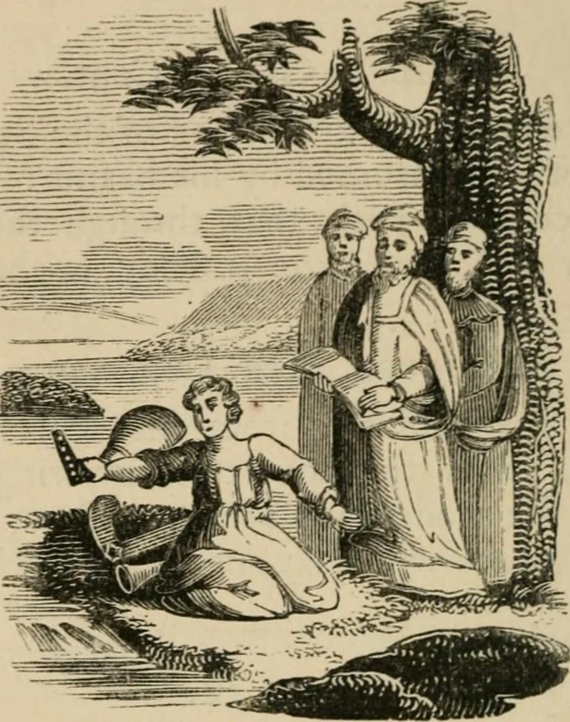 An illustration from Emblems, divine and moral : The school of the heart; and Hieroglyphics of the life of man, 1866, leaf 210