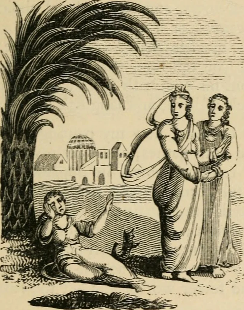 An illustration from Emblems, divine and moral : The school of the heart; and Hieroglyphics of the life of man, 1866, leaf 213