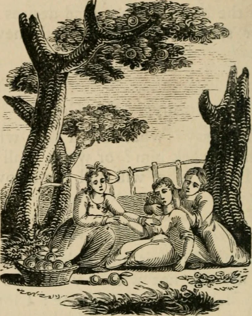 An illustration from Emblems, divine and moral : The school of the heart; and Hieroglyphics of the life of man, 1866, leaf 216